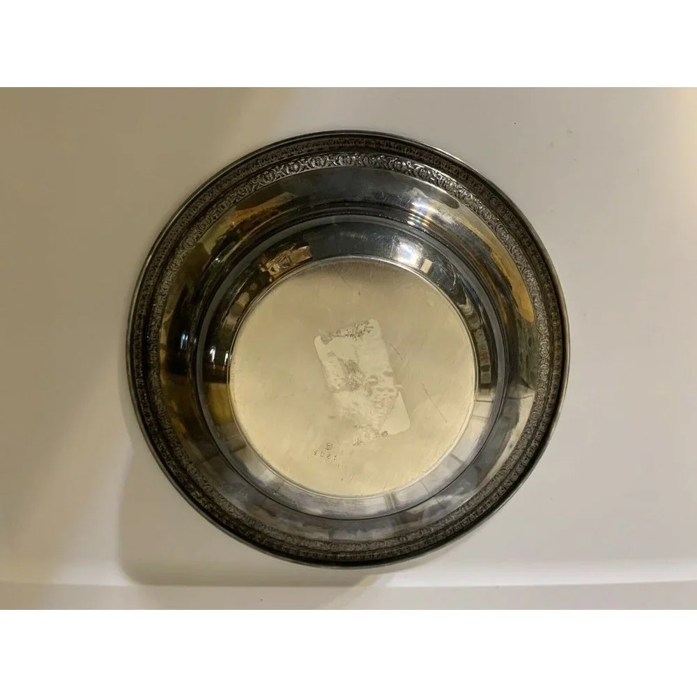 Vintage Reed & Barton Silverplate 1203 Serving Bowl, 9‎ 3/4